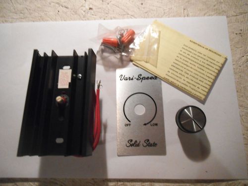 SOLID STATE MOTOR SPEED CONTROL MODEL KBWC-18K , 8.0 AMPS 120 VAC - NEW