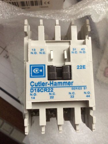 Eaton Cutler Hammer D15Cr22AB FREEDOM SERIES MULTIPOLE RELAY 600V 4 Pole