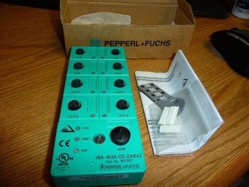 Pepperl+fuchs vba-4e4a-g2-za/ea2 as-interface sensor i/o module new in box for sale