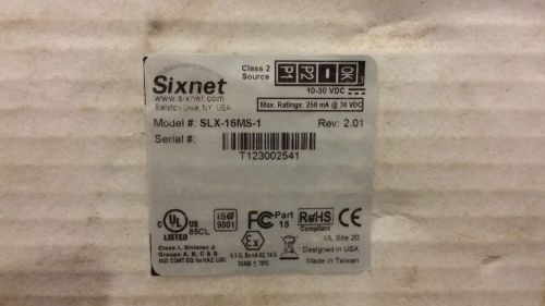 16 port sixnet industrial ethernet switch, 10-30vdc, cls1 div2 hazardous for sale