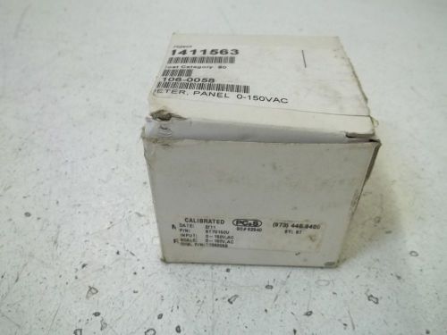 PC&amp;S ST70150V PANEL METER 0-150 *NEW IN A BOX*