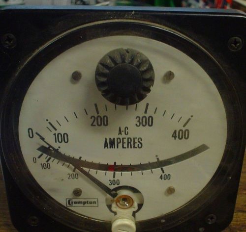 Used Crompton  meter 1-400 Amperes typ 077 cat# ICU-LSSC -60 day warranty