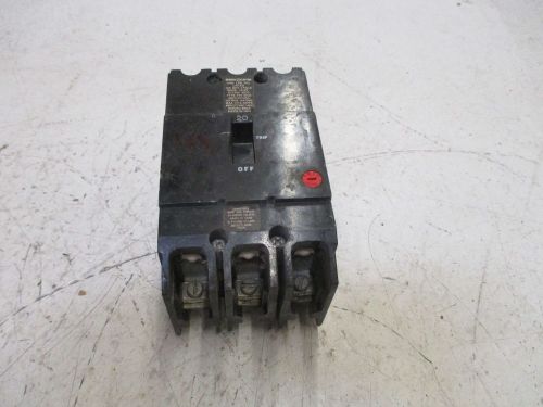 GENERAL ELECTRIC TEY320 CIRCUIT BREAKER *USED*