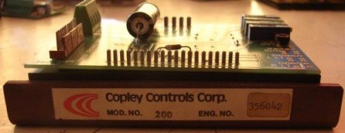 copley controls 200 MB1 Board Rev F