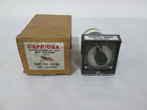 New capp/usa 14282 timer 120/240v-ac counter d371640 for sale