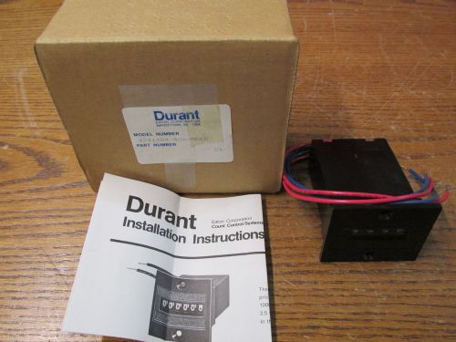 NEW NOS Durant Eaton 4Y-41484-406-ME-ER Electric Counter 120 Volts A/C 7 , 3.5W
