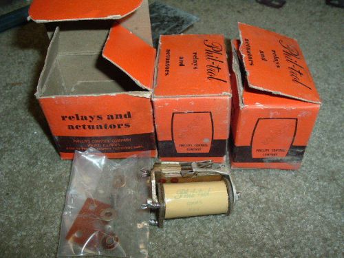 3 new Vintage phillips Control Relays #80A55C5