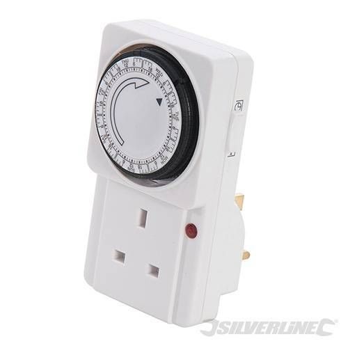 Plug In Mechanical Timer 7-day for home security &amp; energy saving 148232