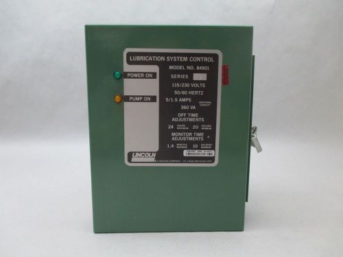 NEW LINCOLN 84501 LUBRICATION SYSTEM CONTROL PROGRAM 230V-AC 5A TIMER D441777