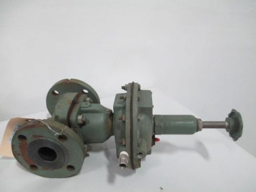 GRINNELL 3312 85PSI PNEUMATIC IRON FLANGED 1-1/2 IN DIAPHRAGM VALVE D257030