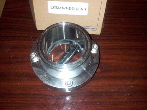2 ALFA LAVAL 3 1/2 INCH BUTTERFLY VALVE