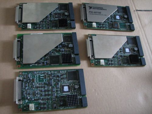 qty5 National Instruments NI PXI-6070E Card parts as is