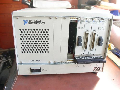 National Instruments PXI-1002 PXI CompactPCI w/ 4 PXI cards