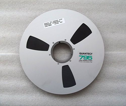 Quantegy 795 precision instrumentation tape reel 1&#034; x 9200&#039; ~ free shipping for sale