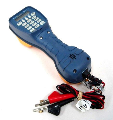 Fluke networks ts52 pro deluxe butt test set with clip leads for sale