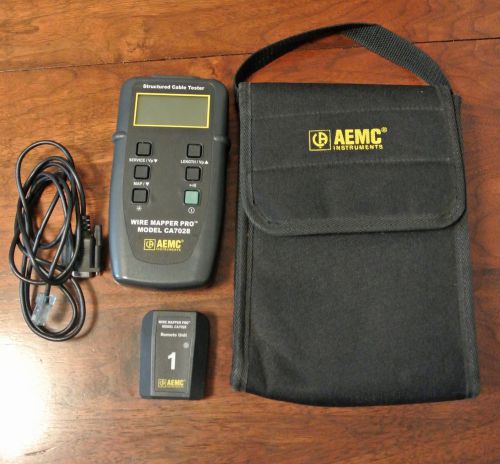 Aemc ca7028 wire mapper pro lan cable tester for sale