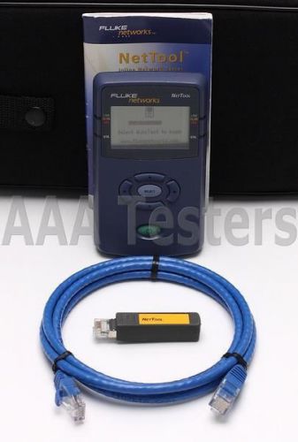 Fluke Networks NetTool 10/100 Network Connectivity Tester w/ Pro Inline Reporter