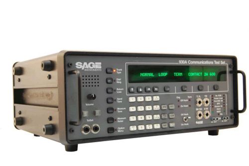 Sage 930A Test Set