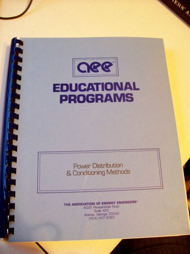 Power Distribution &amp; Conditioning Methods aee Educational Programs
