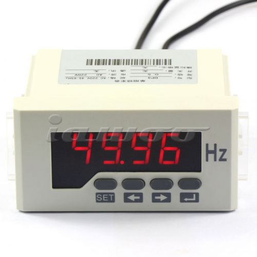 AC 50-60HZ Digital Frequency Counting 4-digit LED Display Frequency Power Meter