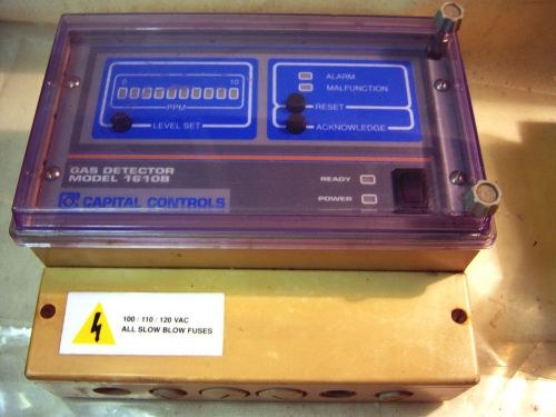 (X9-3) 1 USED CAPITAL CONTROLS 1610/BM-5158 GAS DETECTOR