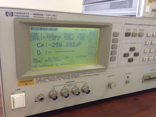 Hp Agilent 4284A LCR Meter working