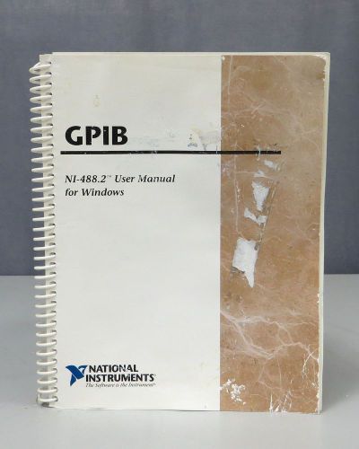 National Instruments GPIB NI-488.2 User Manual for Windows