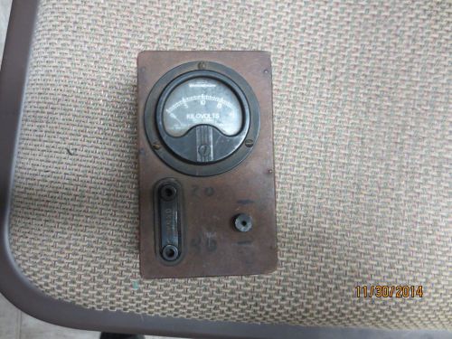 Antique Westinghouse electrical voltage meter