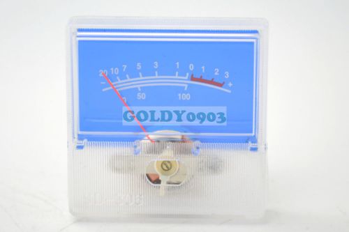 1pc sd-306 panel vu meter 250ua 650? 40x40mm no lamp blue panel -20~+3db sd for sale