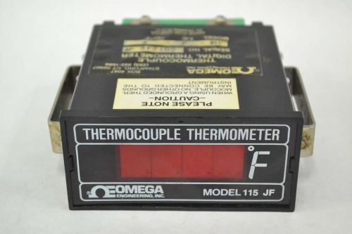 OMEGA 115 JF THERMOCOUPLE THERMOMETER TEMPERATURE METER 230V-AC B367029