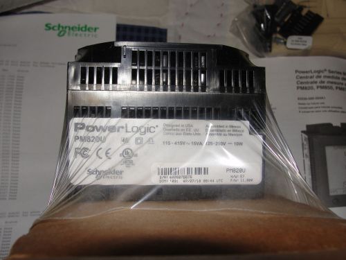 Square d power logic pm820u power meter w/o display for sale