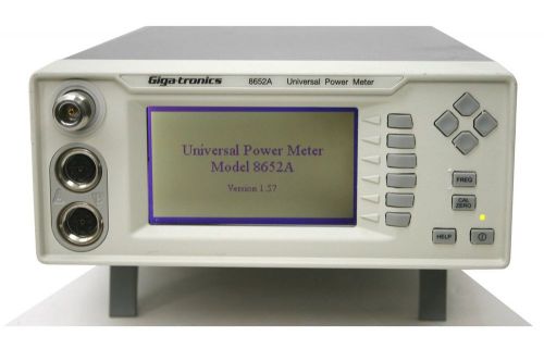 Gigatronics 8652a dual input universal power meter for sale