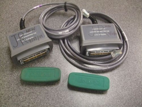 Lot (2) OMNIScanner Amp Lucent Gigaspeed CM Link Adapter Test Module CAT5