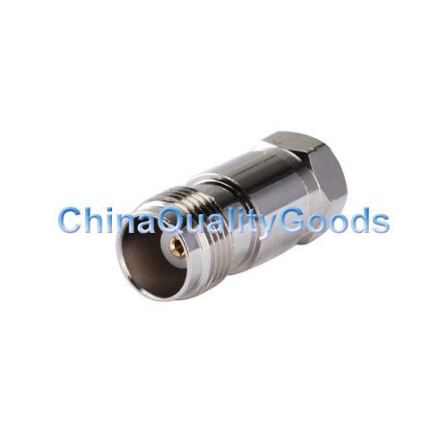 Tnc-f adapter tnc female to f male plug straight rf adapter connector for sale