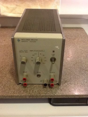 HP / Agilent 467A Power Supply &amp; Amplifier working