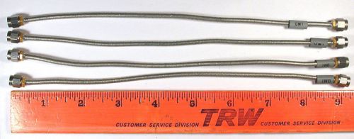 SMA COAX HAND-FORMABLE .141 - 9-Inch - QMI &#034;Semi-Flex&#034; - *USED*ONCE* - Qty:4