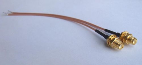 30pcs copper rf sma female screw nut straight crimp rg178 cables 20cm crimpers for sale