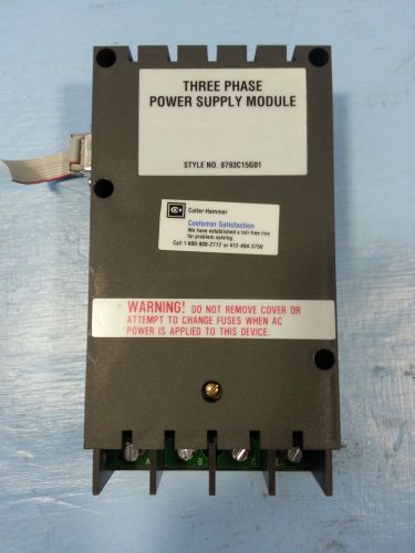 Cutler-Hammer 8793C15G01 Three Phase Power Supply Module Westinghouse