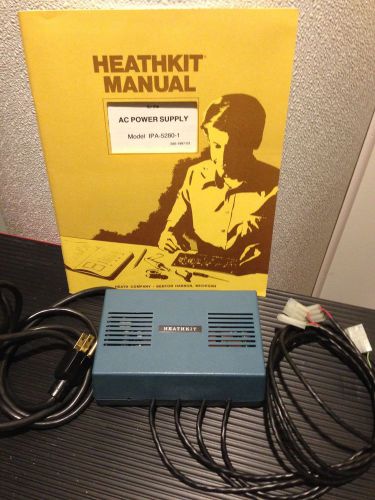 Vintage Heathkit AC Power Supply IPA-5280 with Manual