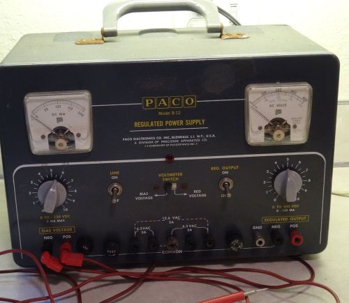 Paco B-12 Regulated Power Supply