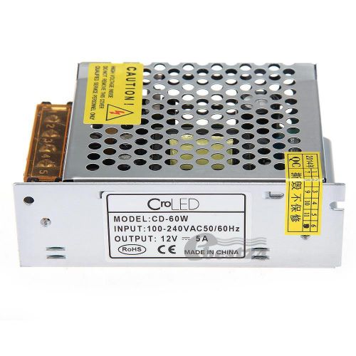 60w switching switch power supply driver for led strip light dc 12v 5a for sale