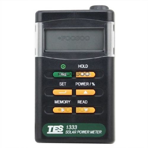 Meter radiation digital tester tes-1333 cell power solar energy detector for sale