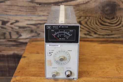 Hp synthesized signal generator 86601a rf section .01-110mhz for sale