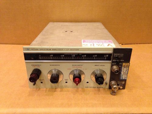 HP 8556A Spectrum Analyzer LF Section,  For Parts