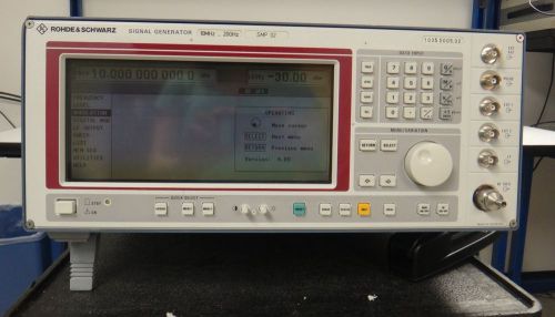 Rohde &amp; Schwarz SMP02 Signal Generator (lots of options) Calibrated &amp; Certified