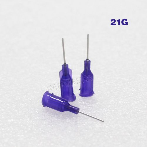 Dispensing needles/stainless steel dispenser needle  21G 2bags/lot 100pcs/bag