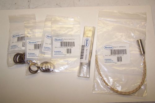 New nordson 1054662a heater cartridge &amp; viton o-ring lot 942080a 940133a 1019515 for sale