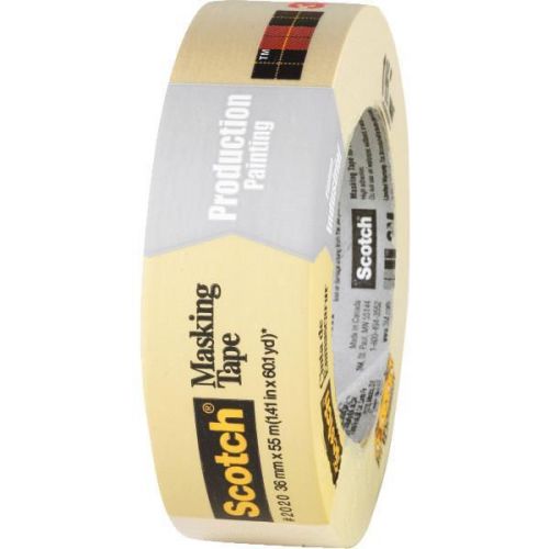 3m 2020-1.5a scotch masking tape-1.5&#034; beige masking tape for sale