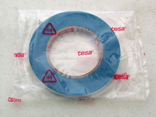 NEW TESA 51914 1/2&#034; : 55 YDS DOUBLE SIDED REPULPABLE TISSUE BLUE TAPE 711033 482