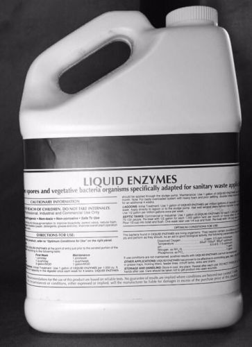Liquid enzyme sewage septic tank treatment 2 year supply 1 gallon patriot chem for sale